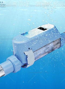 厂家直销泳池盐氯机备手机appo控制泳池设电化剂泳用ecpr盐1氯池