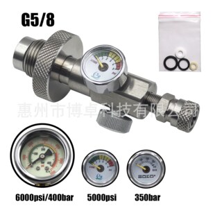 跨境电商G5/8充气具充气接头过气接头大转小filling二氧化碳EBAY