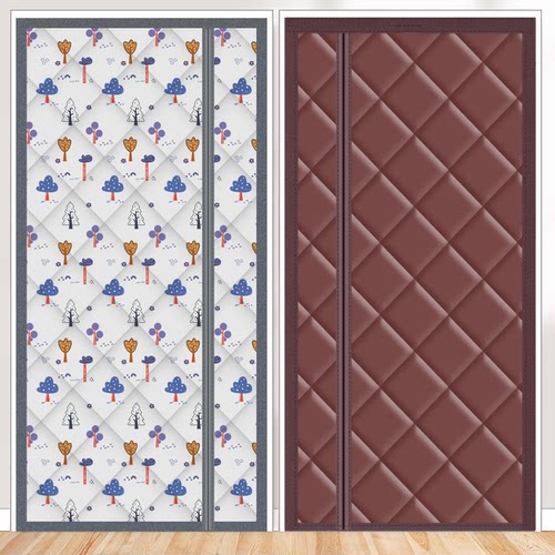 防风保暖隔断帘隔音防寒侧开门帘