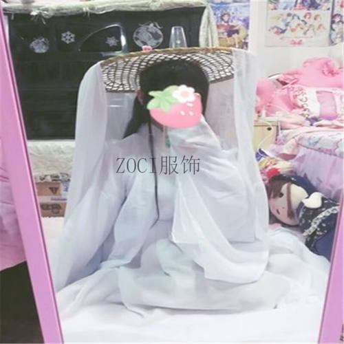 ZOCI天官赐福谢怜cos服怜怜全套斗笠假发汉服大袖衫学生太子悦神