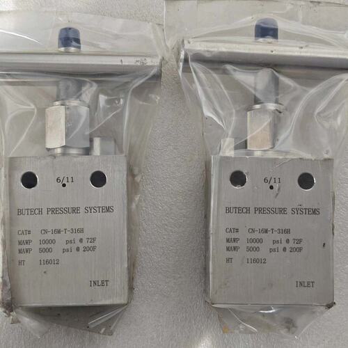 议价Butech Pressure Systems高压阀门可维修