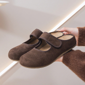 女舒适平底防滑休闲鞋 包头半拖鞋 平底勃肯鞋 春夏季 女外穿2026新款