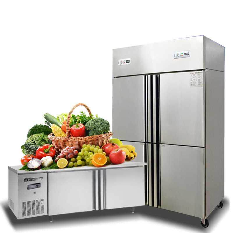高档四pl-90藏门冰箱冷冻0鲜式冷藏工作pl-保9台冷柜卧奶茶店柜冰