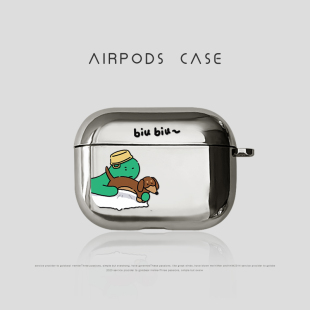 趣味乔古漫适用airpodspro2保护套新4代airpods3耳机套苹果airpods4耳机保护套无线蓝牙ipods二三四代耳机壳