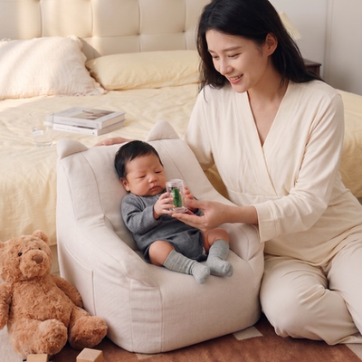 宝宝婴儿喂奶专用儿童懒人小沙发