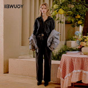 YOUWEI【优惠专属】老派复古棉质牛仔连体裤Y6223302