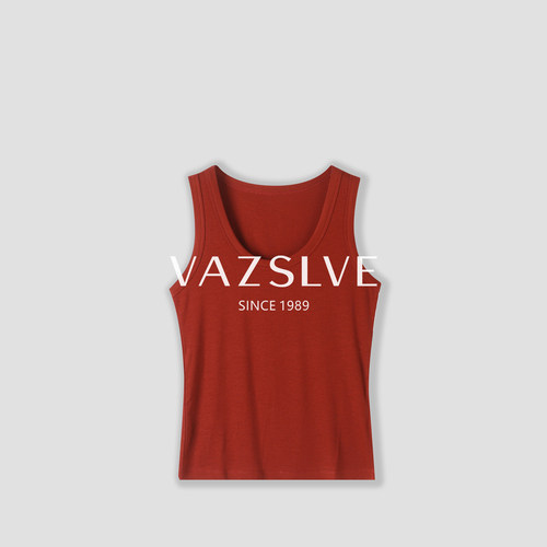 【VAZSLVE/全新奢品】捡漏-女士大U领背心吊带打底背心-6XLLH1176