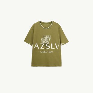 【VAZSLVE/全新奢品】捡漏-夏季新款复古印花T恤上衣-BOC87098