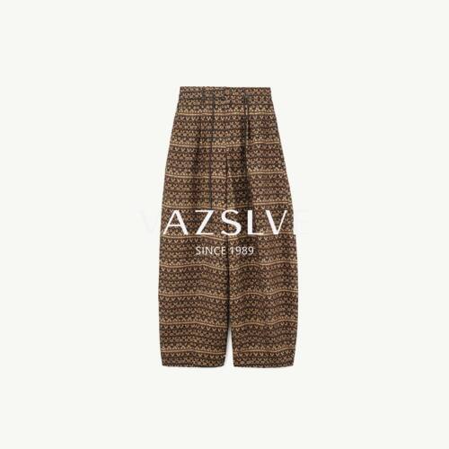 【VAZSLVE/全新奢品】捡漏-新款复古印花休闲裤-BO2656