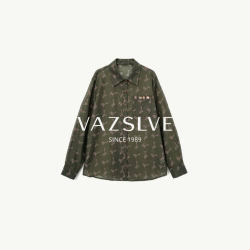 【VAZSLVE/全新奢品】捡漏-秋季新款印花衬衫-BO86066