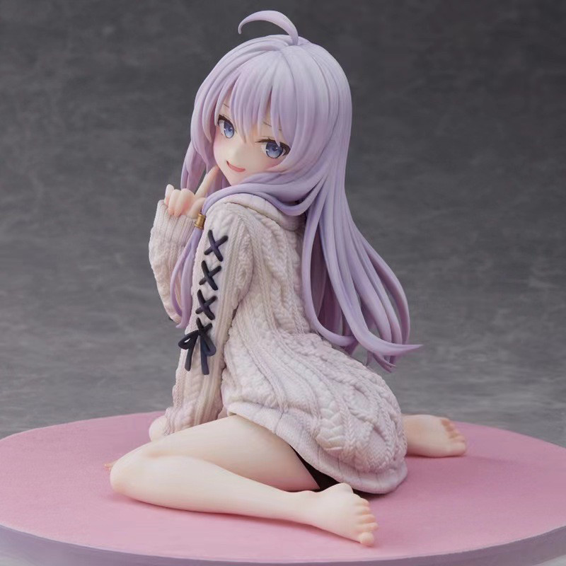 毛衣坐姿伊蕾娜GK手办机箱摆件