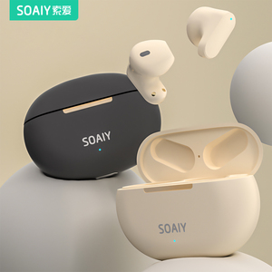索爱蓝牙耳机sl6无线运动降噪2025新款适用苹果安卓vivo小米oppo