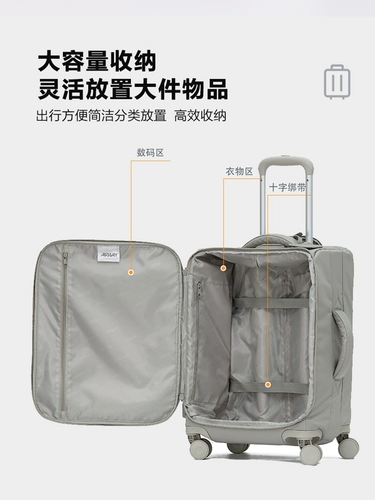 Сверхлегкий вместительный и большой чемодан, 20 дюймов