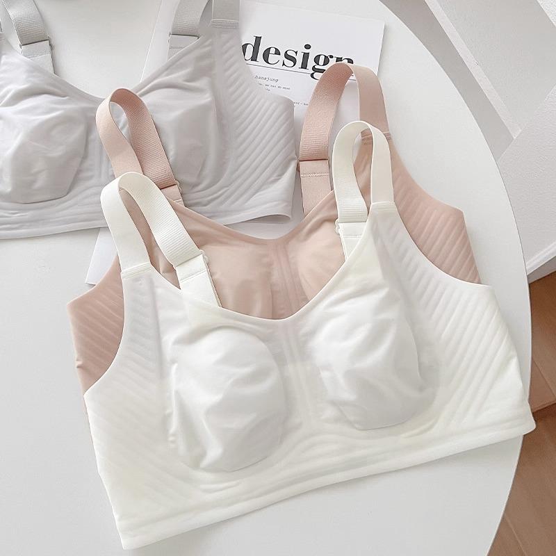 显瘦纸片感兔耳朵大胸显小内衣女