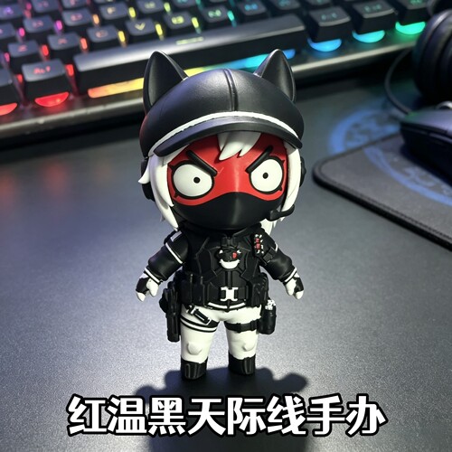 三角洲行动红温黑天际线露娜手办