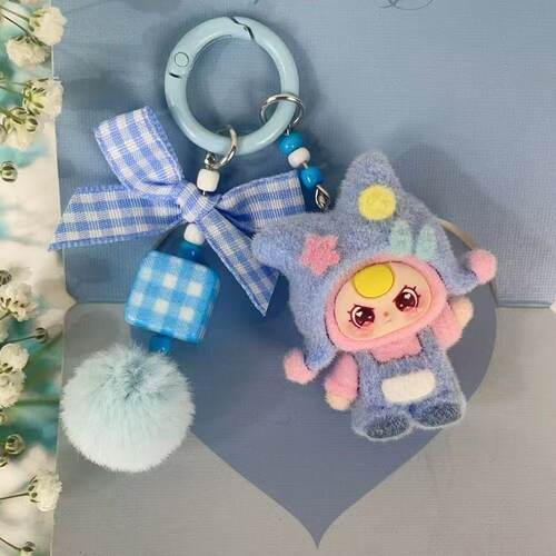 多巴胺卡通冷帽包包钥匙扣