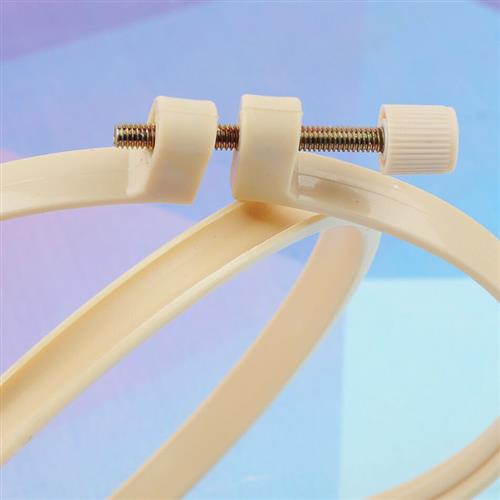 仿竹绣绷刺绣diy工具配件绣花圈十字绣固定神器苏绣圆形塑料绷子