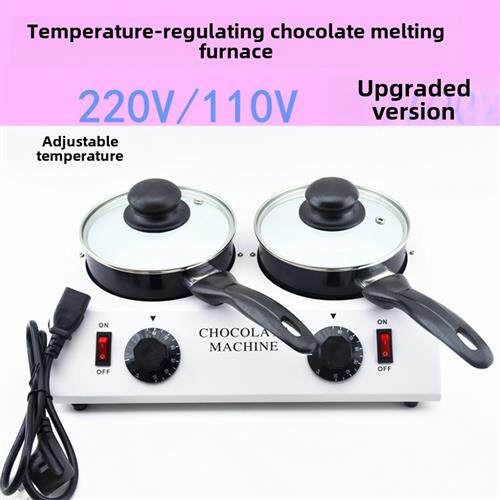 小型巧克力融化炉双缸调温炉融化机手工皂调温熔炉烘焙