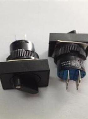 LA16Y-22X/3 旋转开关旋钮选择按钮二档三挡 6脚AS6Y-Y2 16mm自锁