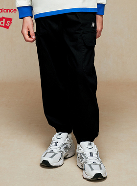 New Balance nb童装秋新款男童女童儿童工装裤休闲运动裤7TE32093