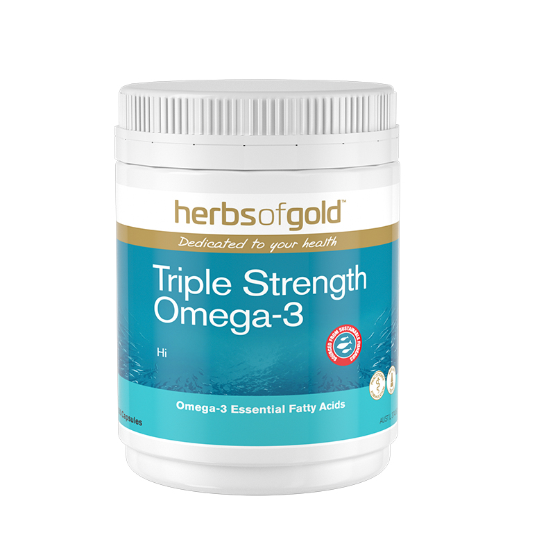 HerbsofGold Omega-3浓缩深海鱼油胶囊150粒/瓶