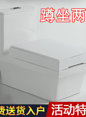 诗华 886/887  蹲坐两用  台式蹲便器 坐改蹲 地排 横墙后排