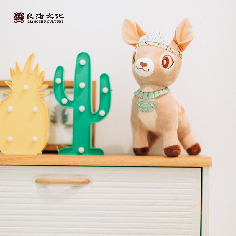良渚博物院 小鹿玩偶公仔琮宝创意玩偶睡觉抱枕可爱生日礼物女生
