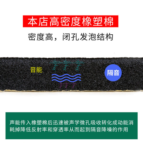 隔音棉墙体室内隔音板家用下水管隔音棉静音王吸音自粘贴隔音材料
