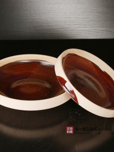 农家菜馆复古餐具土陶碗双耳粗陶浅钵土碗蒸肉碗私房菜耐火烧土碗