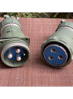 YD55J4TP对接 圆形4芯航空插 重载连接器  公母对接式航空插头