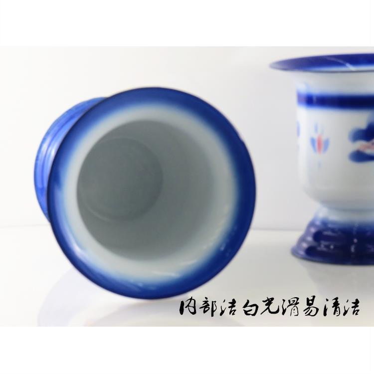 。加高加厚搪瓷高脚痰罐 带盖带暖垫怀旧儿童老人用痰盂坐便器 尿