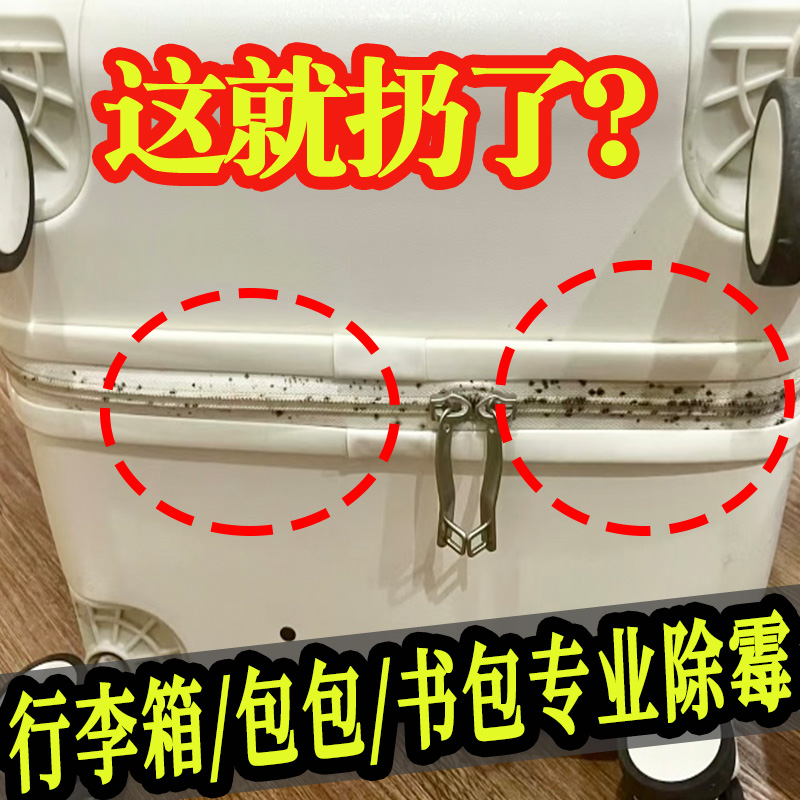 帆布包双肩包行李箱霉点霉斑除霉