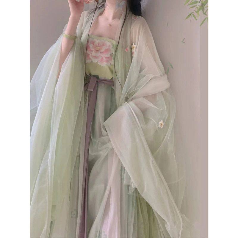 HANFU 여성 성인 CHEBULA 스커트 MING-MADE XIANQI 골동품 푸