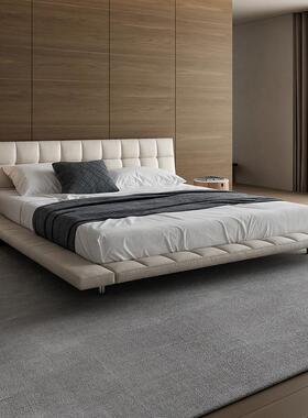 JORDON意式极简床主卧奶油风ONDA昂达床真皮现代简约轻奢高端大气