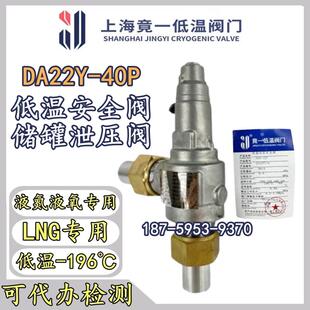 25P低温安全阀储液罐泄压阀液氮液氧LNG管道保护 上海竟一实业DAH
