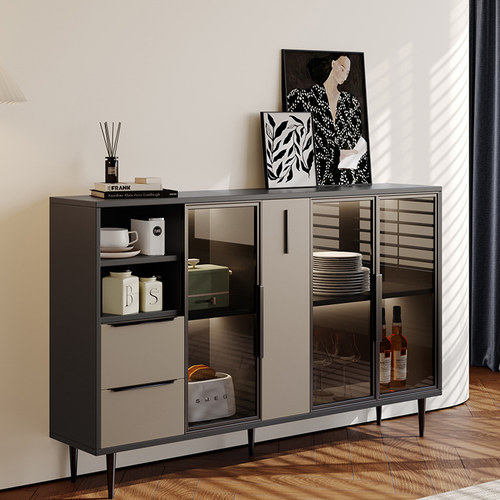 酒柜餐边柜一体靠墙可定制