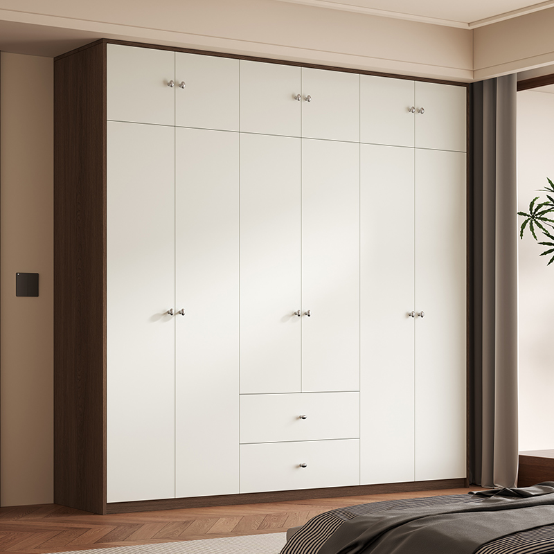 定制实木衣柜大容量欧松板柜子