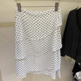 云朵设计26年夏上新热销单品韩系波点不规则蛋糕裙半身裙sz1890