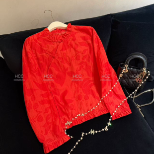 无配件 060 桑蚕丝国风提花小衫 云朵26年春款