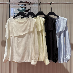 w827 YS1 云朵26年春款 轻盈优雅气质显瘦百搭绝美小衫