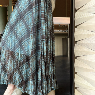 云夏上新大摆不规则乱褶半身裙 BQ2672 不含任何配件