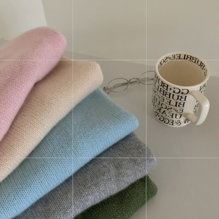 含3.0羊毛 Polo领针织衫 XY6025 可爱娃娃小飞袖 朵设计一波韩版