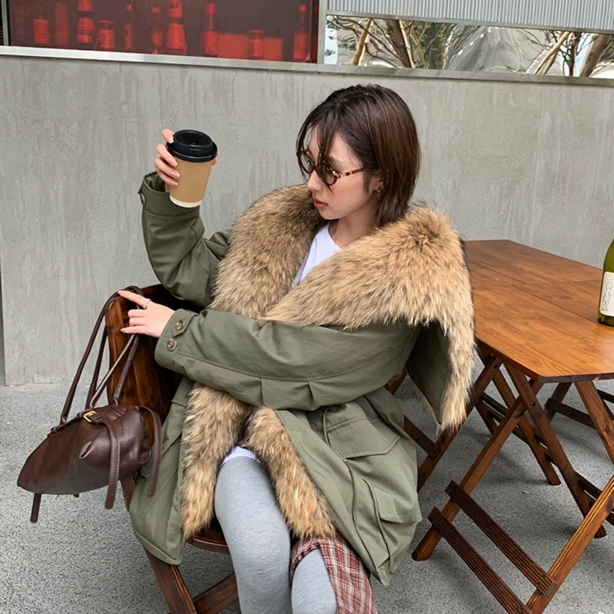 云朵套(配礼品四件套,可拆卸貉子毛)(低价速发)PMF999