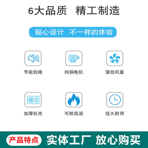 新款WEX边墙风机DWEX方型壁式轴流排风机380V方形可定制防爆包邮