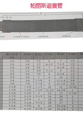 新款进口避震管避震管VAFS-8接口2-1/8冷库机组减震管波纹管包邮