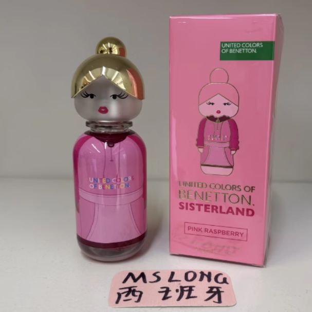 西班牙直邮Benetton Sisterland贝纳通姐妹岛绿色粉色淡香水EDT