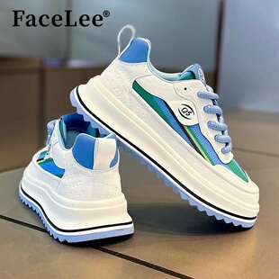 FaceLee男鞋春季透气2026新款今年流行爆款潮流休闲增高阿甘鞋