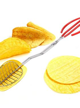 油炸玉米饼薯片夹不锈钢墨西哥塔可夹子皮V型Norpro Taco studio