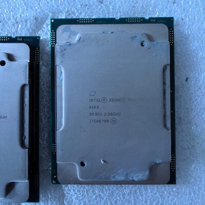 {议价}Intel 至强 铂金 8163 CPU 正式版 测试完好