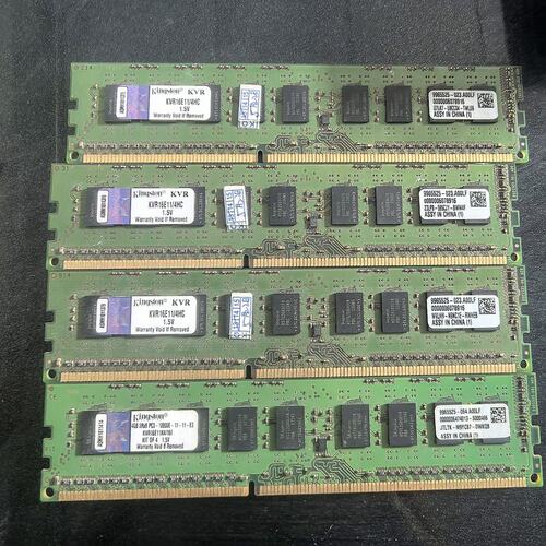{议价}原装金士顿纯ECC DDR3服务器内存条 4G 2RX8 1